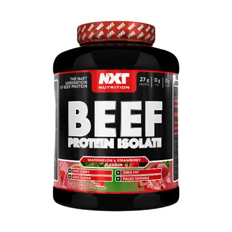 Nxt Nutrition Beef Protein Isolate 1 8kg 60 Servings Ni Supplements