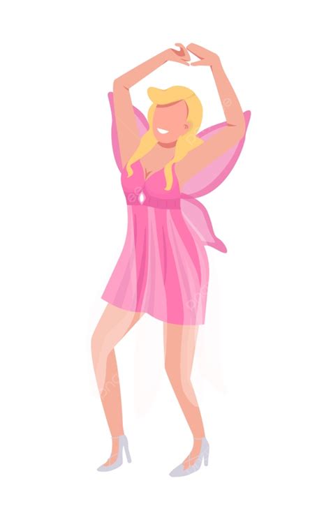 Fairy Costume Vector PNG Images, Woman In Fairy Costume Dancing Semi