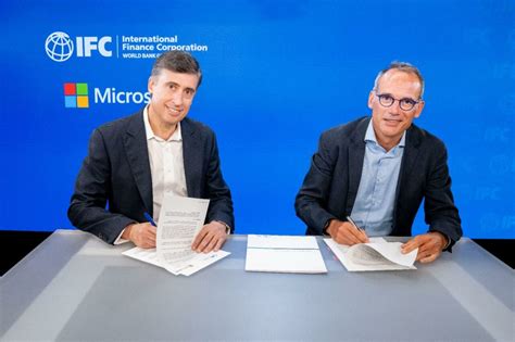 Ifc Y Microsoft Firman Acuerdo Para Impulsar La Transformaci N Digital