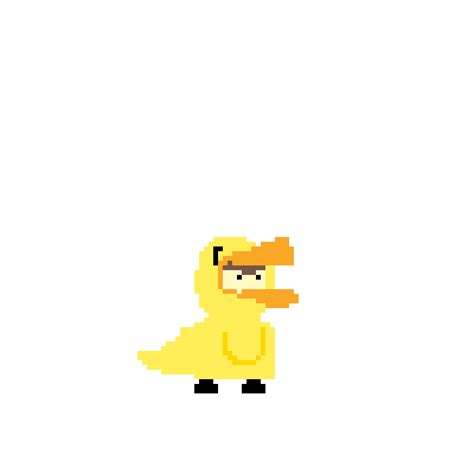 Pixilart Pato Amarillo By JeroDibujante