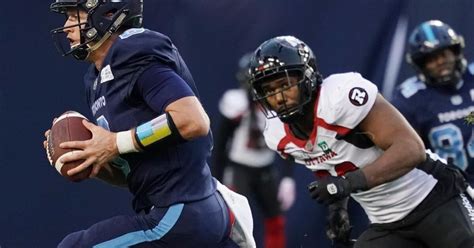 Canadian Qb Michael Oconnor Throws Touchdown In Toronto Argonauts Debut