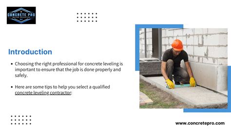 Ppt How To Choose A Professional For Concrete Leveling Powerpoint