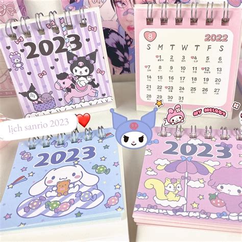 Chia Sẻ Hơn 73 Kuromi 2023 Calendar Ngầu Nhất Co Created English