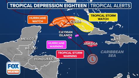 Potential Tropical Cyclone 18 Prompts Hurricane Watch In Caribbean