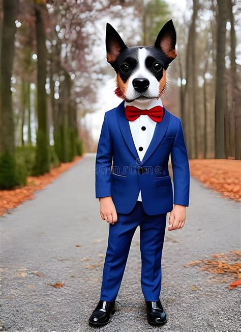 Dog Wedding Suit Stock Illustration Illustration Of Wedding 269621096