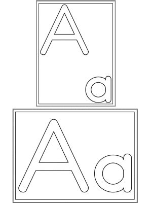 Alphabet Coloring Pages Standard Block · Print - Worksheets Library