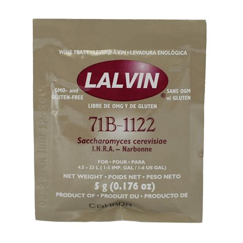 Wine Yeast Lalvin 71b 1122 Winemaking Yeasts And Supplies