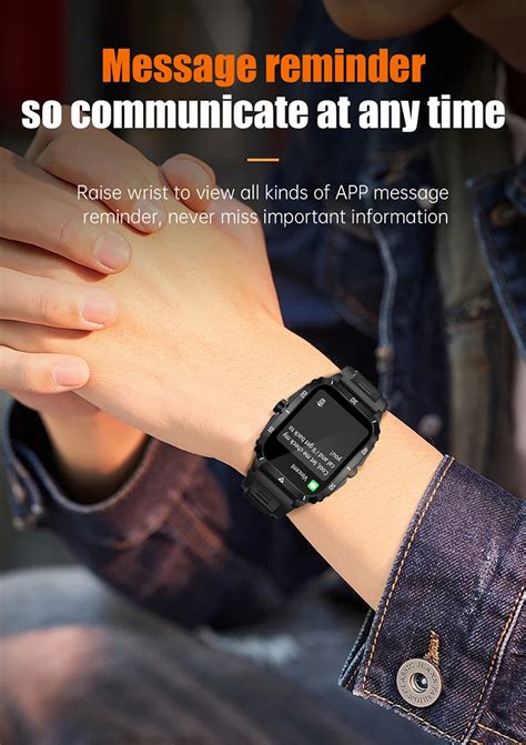 2024 New Kt71 Rugged Smart Watch 3atm Waterproof Grade Da Fit Men Smartwatch For Android Ios