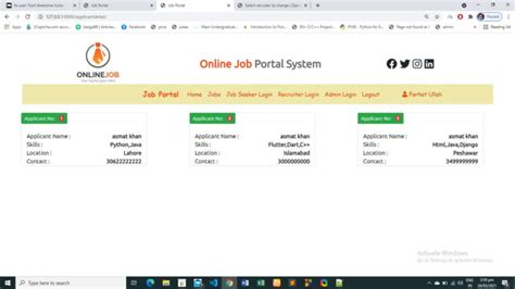 Online Job Portal Using Django Web Framework Free Source Code