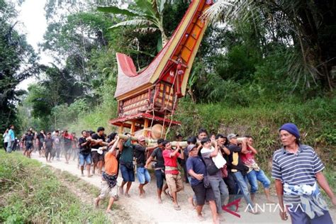 Upacara Pemakaman Rambu Solo Di Toraja Antara News