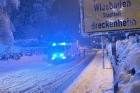 Wiesbadenaktuell Wintereinbruch sorgt für Unfälle und dichte Straßen