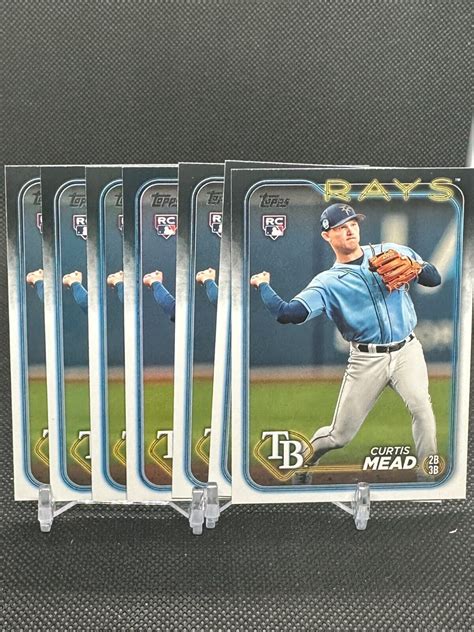 7x 2024 Topps Curtis Mead ROOKIE 82 Tampa Bay Rays EBay