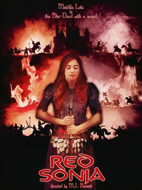 Maltida Lutz As Red Sonja Movie Poster By Aelryk On Deviantart