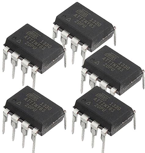 Original Atmel Dip Attiny Pu Tiny Pu Ic Chip Pack Of Pcs