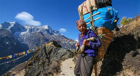 sherpas  people   mountains