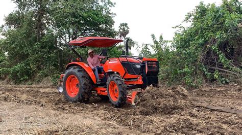 Powerful Tractors In The World Plow Field Sand Stuck Kubota