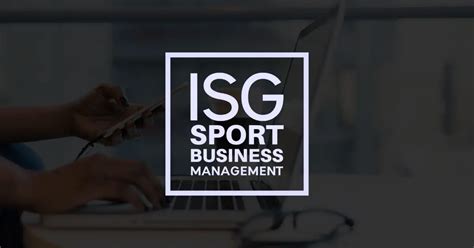 École ISG SPORT BUSINESS MANAGEMENT