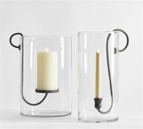 Arlo Floating Hurricane Pillar Candleholder Pottery Barn