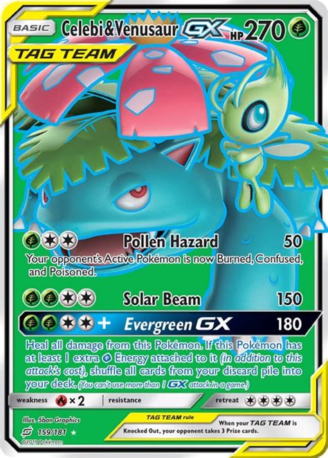 Check De Actuele Waarde Van Je Celebi Venusaur GX 159 181 Kaart Uit