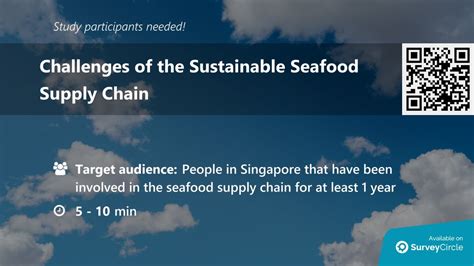 Sustainable Seafood Supply Chain : r/SurveyCircle