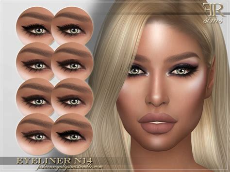 The Sims Resource Eyeliner N14