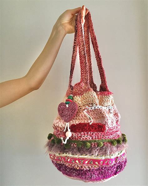 Crochet Bag Crochet Bag Boho Chic Bag In Crochet Bag Boho