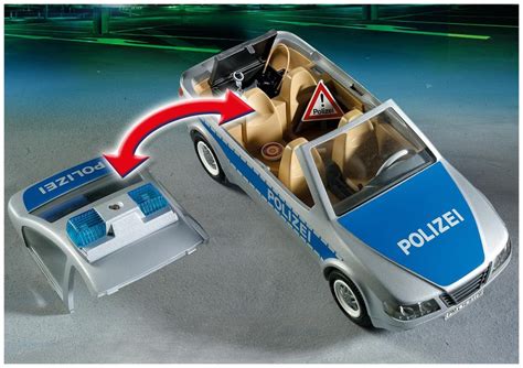 Playmobil City Action Pas Cher Voiture De Police Avec Lumi Res