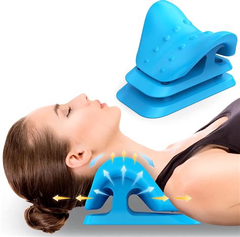 Neck And Shoulder Relaxer Neck Stretcher Cervical Traction Device For