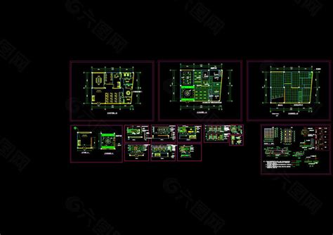 办公室精装修装饰cad图纸装饰装修素材免费下载图片编号4742662 六图网
