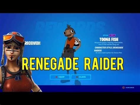 How To Unlock Renegade Raider Style For Toona Fish Skin In Fortnite