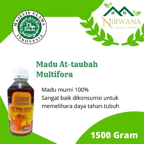 Jual Madu Attaubah Multiflora Murni Berat 1500 Gr Shopee Indonesia