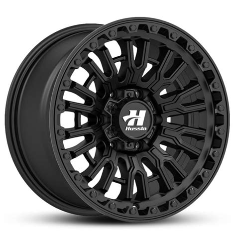 Hussla Snyper Matte Black Black Bolts 18x9 Wheel Tyre Package