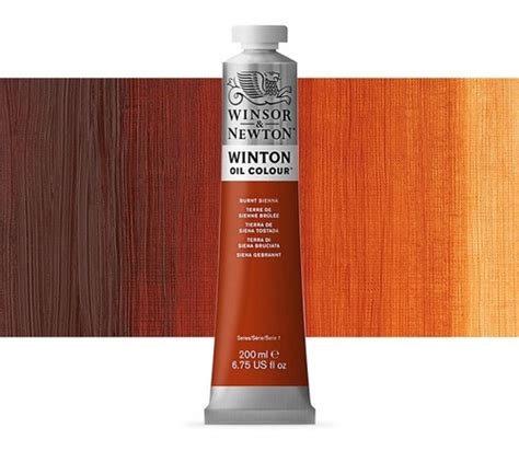 Óleo Winsor Newton 2 Burnt Sienna Tierra Siena Tost 200 Ml Mercado Libre