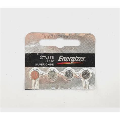 4 Baterias Botão 377 376 SR626SW Energizer no Shoptime