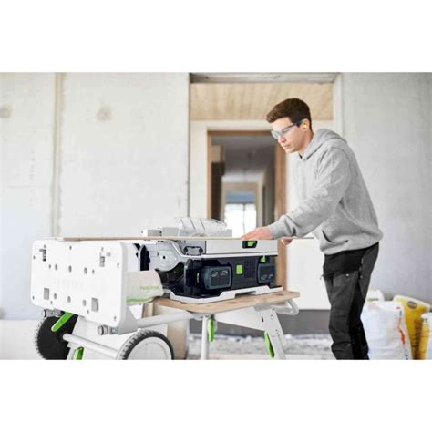 Akumuliatorinis stalinis diskinis pjūklas FESTOOL CSC SYS 50 EBI Basic