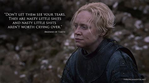 Hd Wallpaper Gwendoline Christie Brienne Of Tarth Quote A Song Of