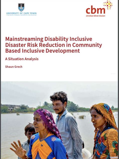 Mainstreaming Disability Inclusive Disaster Risk Reduction In Community