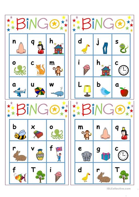 Alphabet Bingo Printable