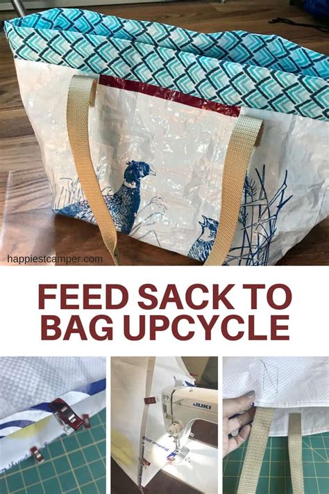 Feed Sack Tote Bag Easy Upcycle