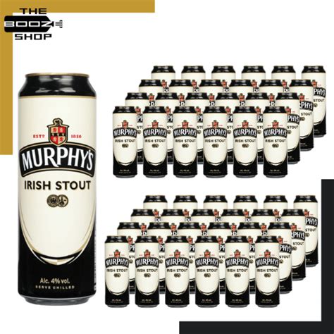 Murphy S Irish Stout Beer Ml Can X Cases Exp