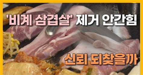 자막뉴스 비계 삼겹살 논란 돌파구 흑돼지 등급제도 고쳐야