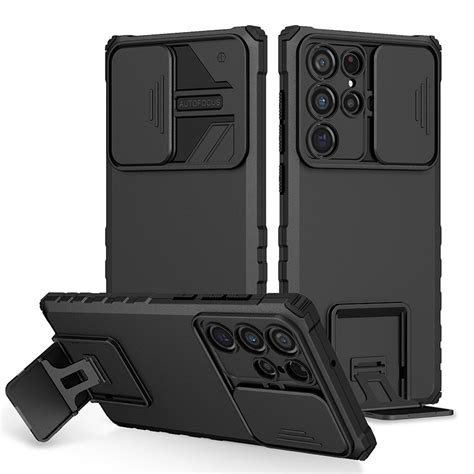 Capa De Proteção Anti Impacto Suporte Para Samsung Galaxy S22 Ultra