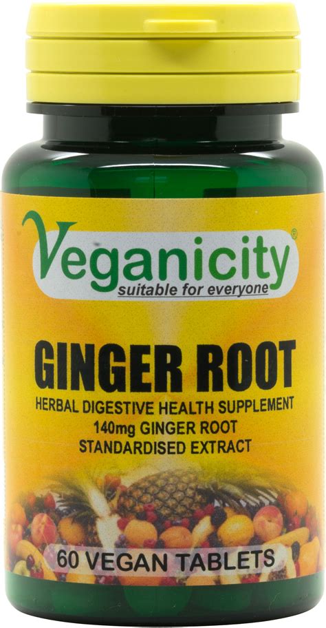 Veganicity > Digestive Health > Ginger Root 550mg