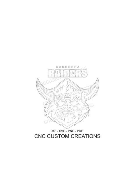 NRL SVG Canberra Raiders Rugby League Logo Vector File Digital Etsy