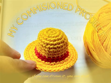 Crochet Keychain: Monkey D. Luffy Straw Hat — Hive