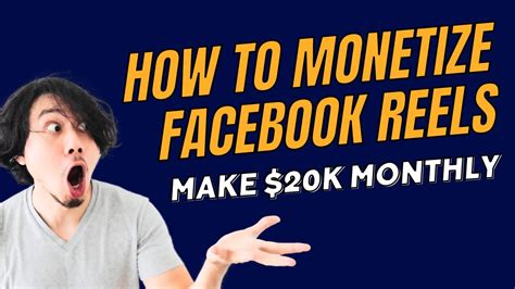 How To Monetize Facebook Reels Two Best Ways To Earn On Reels YouTube