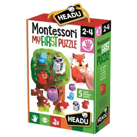 Headu moje pierwsze puzzle układanka montessori las 2 4 lata puzzle