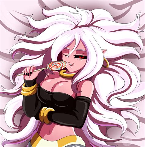 Wallpaper Manisan Rambut Panjang Wanita Dragon Ball Fighterz Berbaring Telentang Melihat