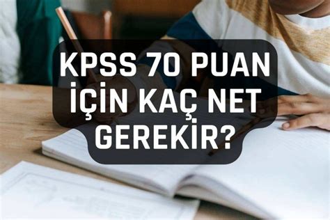 Kpss Puan In Ka Net Gerekir E Itim Pusulam