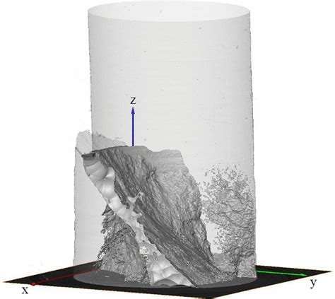 Three Dimensional Tomographic Reconstruction Of Sample At Failed State Download Scientific